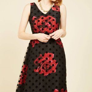 Modcloth A-line floral party dress